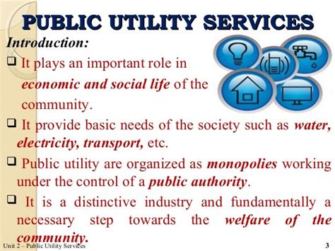 Service Management Public Utility Services