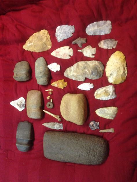Artifacts Found In Missouri My Personal Finds Collection Chris Anderson Indian Artifacts