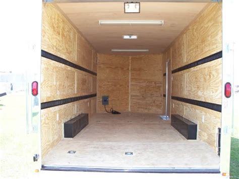 Elite 20 Foot Enclosed Trailer With Awning Model Photo 439 American