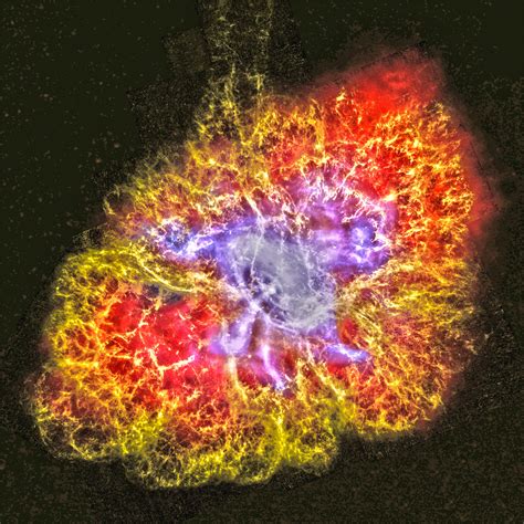 Crab Nebula Variant Edited Hubblechandraspitzer Space T Flickr