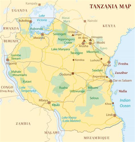 National Parks And Game Reserves Of Tanzania Wilkinson Tours