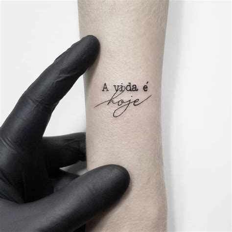 Escrita Fina E Delicada Frases Para Tatuagem Feminina Frases Para