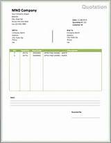 Electrical Quote Template