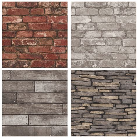 Free Download Fine Decor Luxury 10m Effects Wallpaper Stone Brick