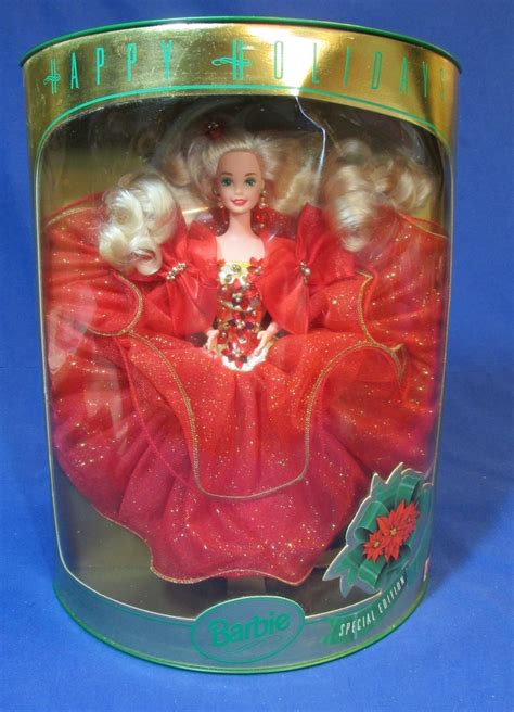Happy Holidays Barbie 1993 Special Edition Nrfb Etsy