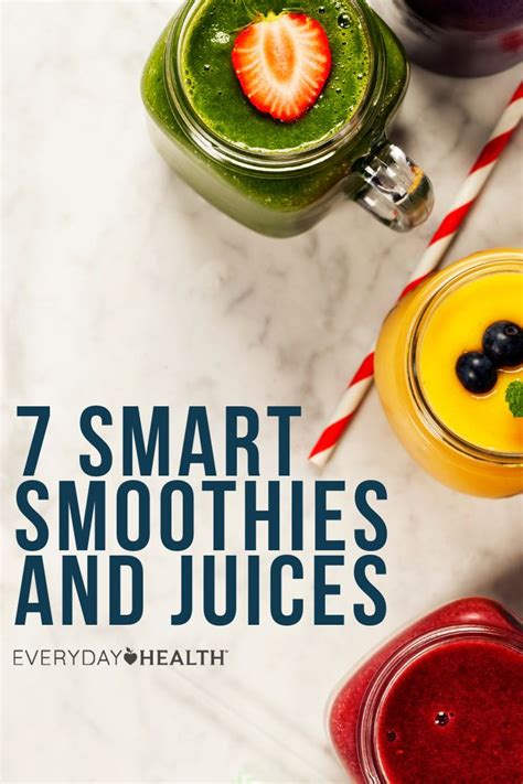 7 Smart Smoothies And Juices Smart Smoothie Heart Healthy Smoothies