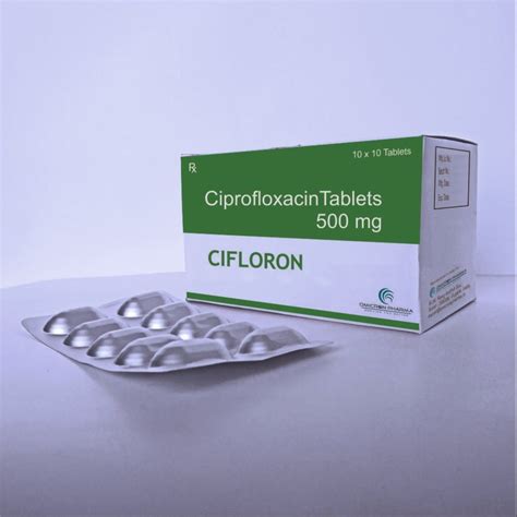 Cifloron Ciprofloxacin Tablets 500 Mg At Rs 25box In Surat Id