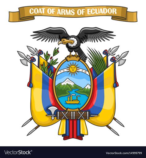 Ecuadorian Coat Of Arms Royalty Free Vector Image
