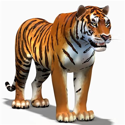 3d Cartoon Tiger