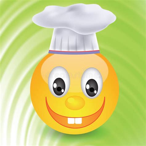 Smile In Chefs Hat Stock Vector Illustration Of Mood 38955072