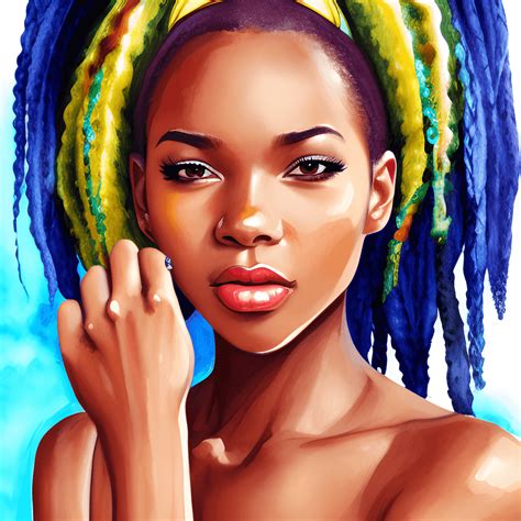 African American Girl · Creative Fabrica