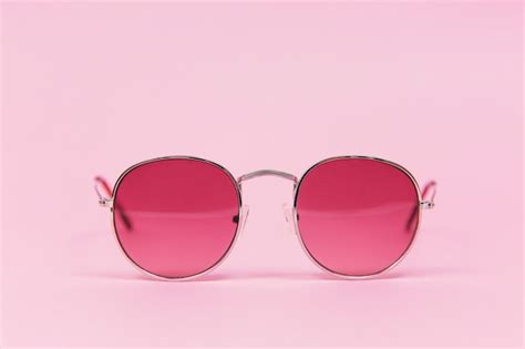 Premium Photo Pink Sunglasses On Pink Background Isolated On Pink Fashion And Style