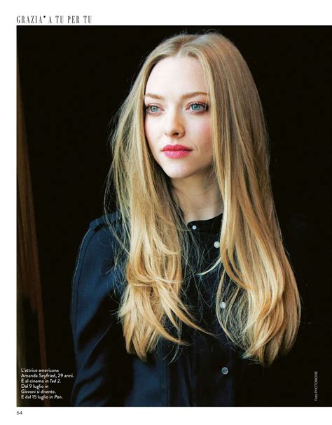 Amanda Seyfried Grazia Italy Magazine July 2015 Amanda Seyfried