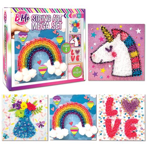 Buy Creative Kids String Art Kit For Kids 8 Designs 3d String Art 8