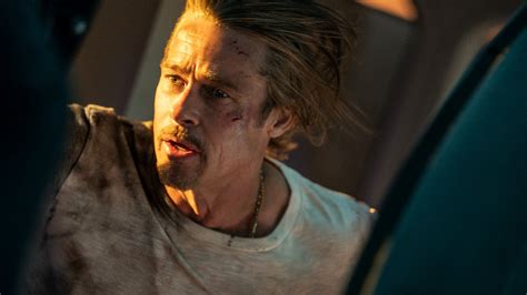 Bullet Train Trailer Brad Pitt Fights Assassins In Japan