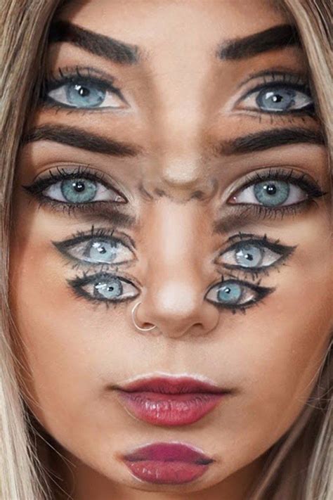 This Trippy Eyeball Optical Illusion Makeup Tutorial Will Make You