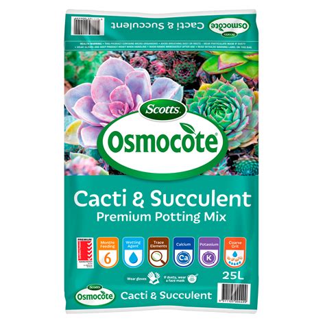 Scotts Osmocote 25l Cacti And Succulent Premium Potting Mix Bunnings Australia