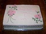 Sheet Cakes With Flowers Pictures
