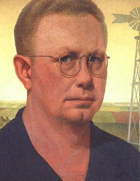 Self Portrait Grant Wood Artwork On Useum