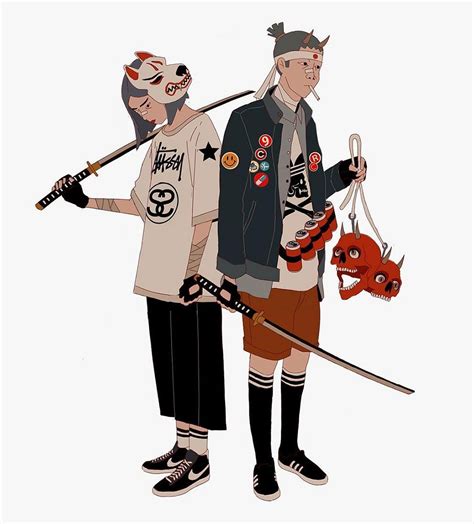 Streetwear Illustrations Dive Into A Dystopian World Of Demon Hunters