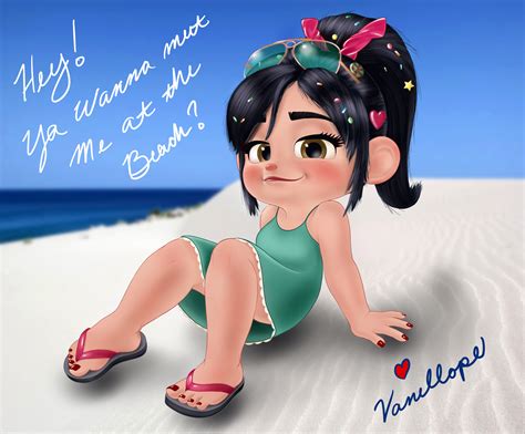 Vanellope Candy By The Ocean By Artistsncoffeeshops Disney Cuties