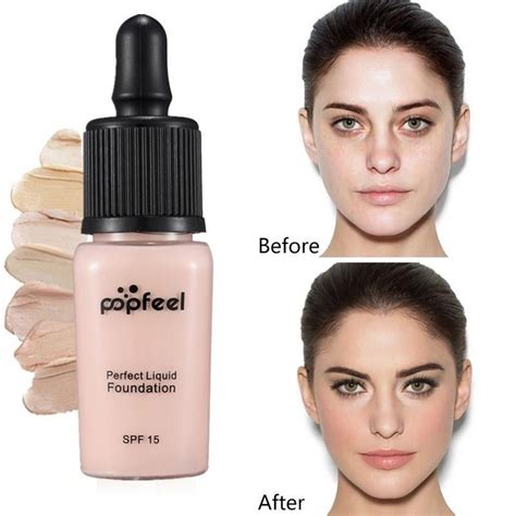 popfeel makeup liquid foundation moisturizing waterproof concealer bb cream moisturizing