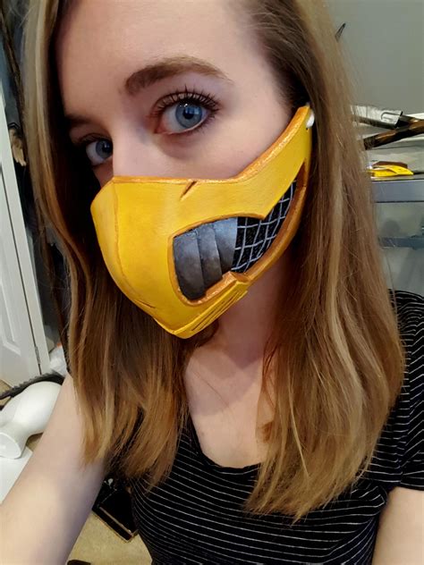 No mask gear options are outfit parts that show the face of the character in mortal kombat 11. Self Started working on my female Scorpion cosplay for ...