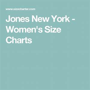 Jones New York Size Chart