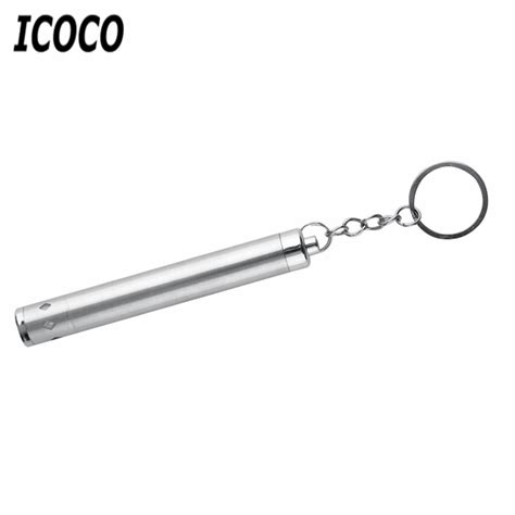 Icoco Round Moon Shape Light Aluminium Alloy Mini Flashlight Xml Led