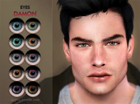 The Sims Resource Eyes Damon By Angissi • Sims 4 Downloads