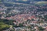 Luftbild Ellwangen (Jagst) - Altstadtbereich und Innenstadtzentrum in ...