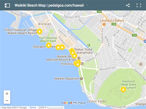Waikiki Beach Things To Do In Waikiki Map List Oahu Hawaii