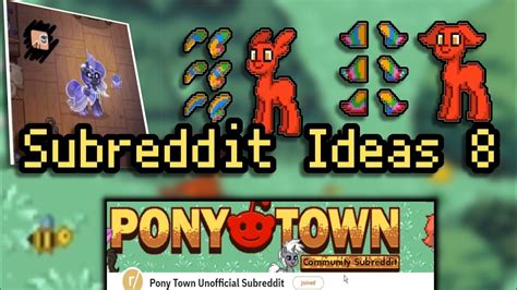 Your Pony Town Ideas 8 Youtube