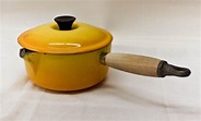 Vintage Le Creuset Spouted Saucepan w/ Lid Yellow | Etsy | Durable ...