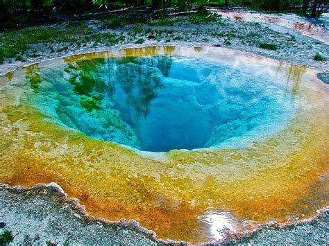 Morning Glory Rainbow Pool Yellowstone National Park Vacation Spots