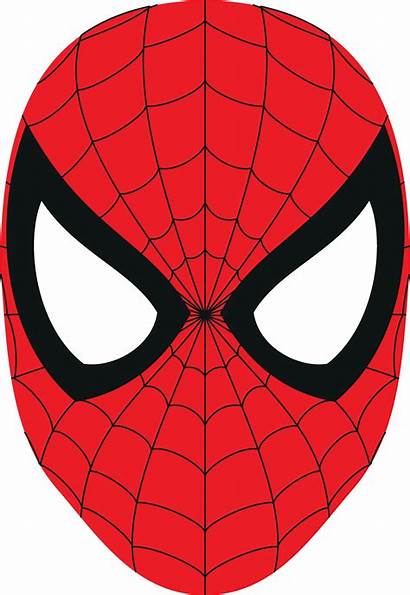 Spiderman Mask Silhouette Clipart Clip Transparent Spider