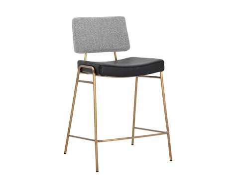 brinley counter stool gold sunpan trading and importing inc