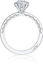 Popular collections of cushion cut engagement rings at benari jewelers as an authorized retailer of the. Tacori Bezel Set Cushion Cut Diamond Engagement Ring 300-2CU