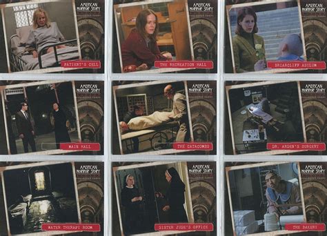 American Horror Story Asylum Welcome To Briarcliff Complete 9 Card Chase Set At Amazon S
