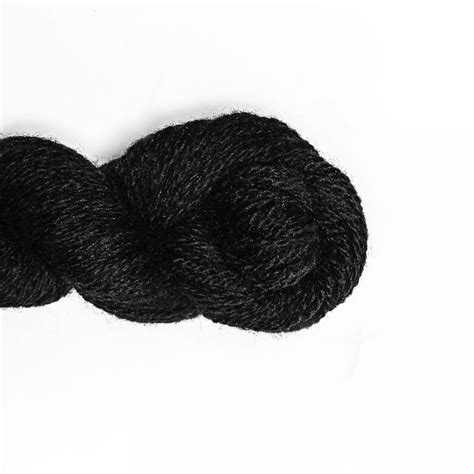 Wool Yarn100 Natural Knitting Crochet Craft Supplies Black