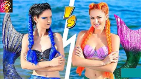 چنکی پنکی جل پری فنی پرینک Hot Vs Cold Mermaid Challenge By Pee Pee Tv Youtube