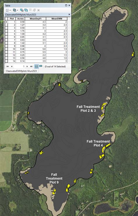 Invasive Maps Clearwater Lake Associationdeerwood Mn