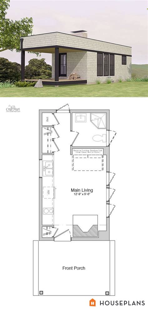 Moderna Tiny House Floor Plan For Building Your Dream Home Without