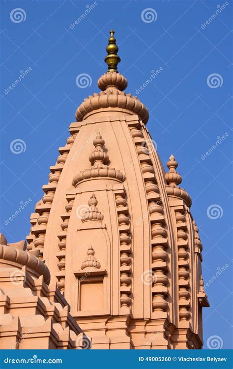 Dome Of The Hindu Temple Stock Photo Image Of Vrindavan 49005260