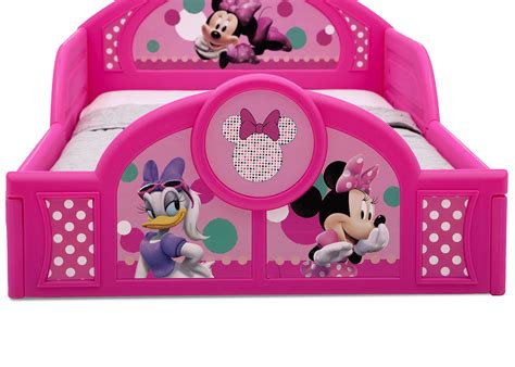Delta Children Deluxe Disney Minnie Mouse Toddler Bed With Attached