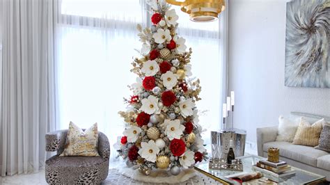 How To Decorate A Christmas Tree With Paper Flowers Fancybloom