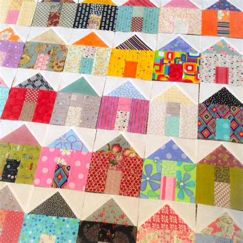 Little House Quilt Pattern Quilt House Blocks Block Cottage Patterns