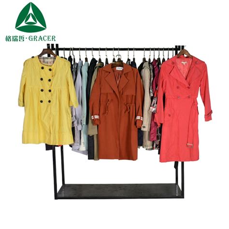 Warehouse Fashion Overcoat Recycling Used Clothes Second Hand Clothes