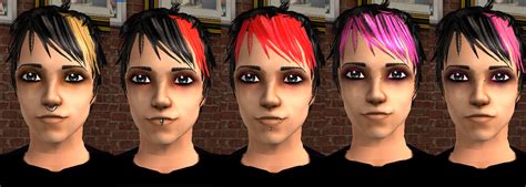 Mod The Sims Short Messy Hair For Male Fashion Recolors