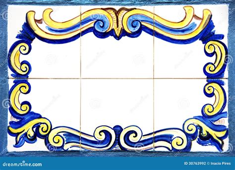 Old Tile Plaque Stock Photo Image Of Historical Europe 30763992